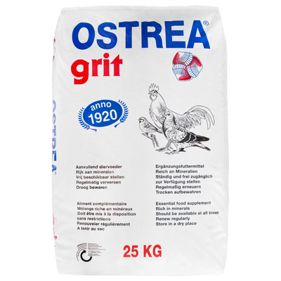 Ostrea Roodsteen met kalk Foto van Ostrea Roodsteen met kalk