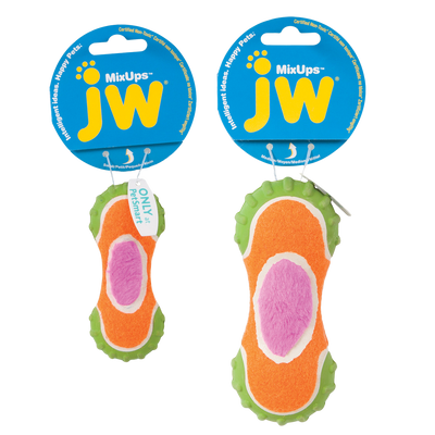 Foto van JW Mixups Ribbed Barbell M 14 cm