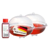 Fruitvliegenval 2-Pack - Inclusief Lokstof voor Effectieve Fruitvliegjesbestrijding - Gardigo