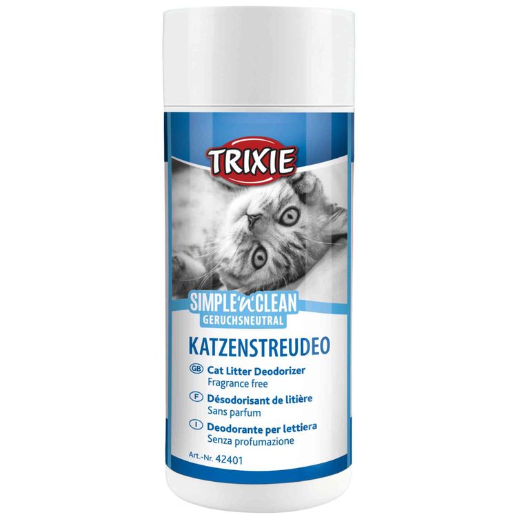 Trixie Simple'n'Clean kattenbakdeodorant geurneutraal Foto van Trixie Simple'n'Clean kattenbakdeodorant geurneutraal