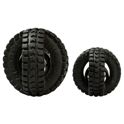 Foto van Pet Qwerks Jingle X-Tire Ball Small ø 8 cm