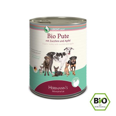 Foto van BIO LIGHT Turkey with Courgette 800 gr.