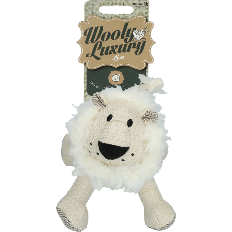 Foto van Wooly Luxury Leeuw Wit