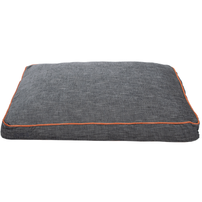 Foto van KONG Rectangle Beds Medium. Grijs met oranje lijn