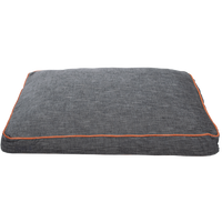 KONG Rectangle Beds Medium. Grijs met oranje lijn