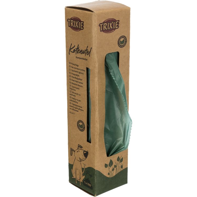 Trixie Hondenpoepzakjes composteerbaar - 4 stuks Foto van Trixie Hondenpoepzakjes composteerbaar - 4 stuks