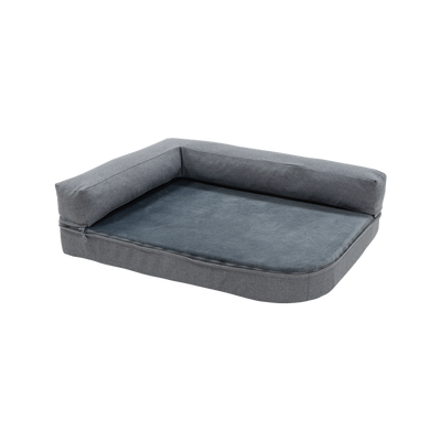 Foto van Madison Royal pet bed Oxford en Velours Grijs M