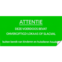 Sticker en Onvergiftigd / Slagvalen