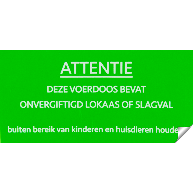 Foto van Sticker en Onvergiftigd / Slagvalen