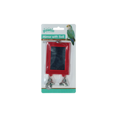 Foto van Bird mirror with bell