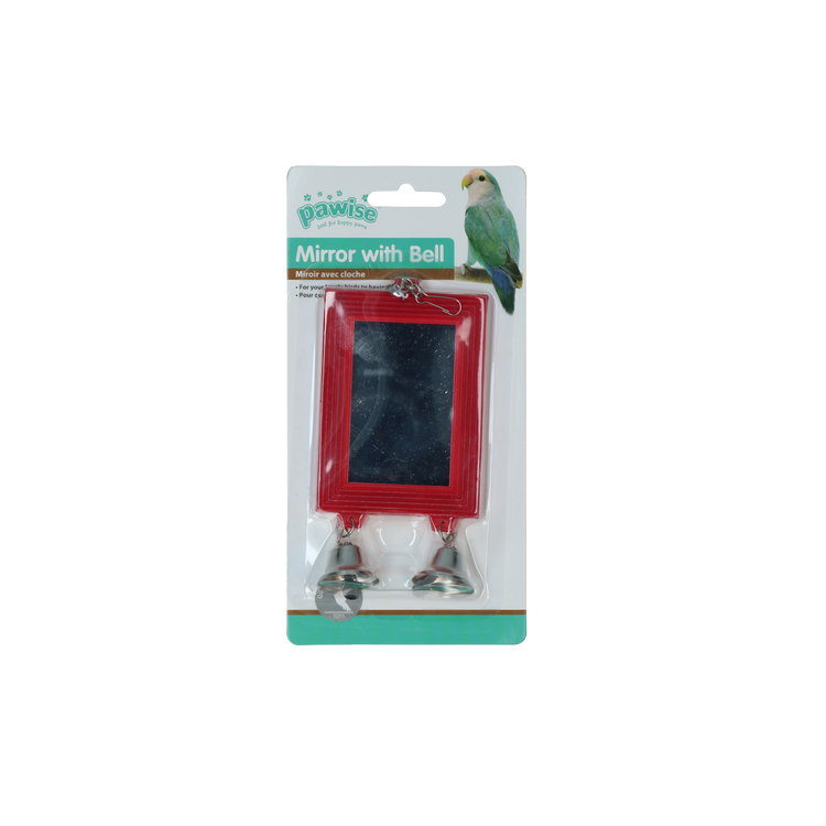 Foto van Bird mirror with bell