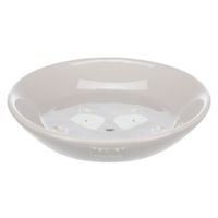 Trixie Junior voer/waterbak plat keramiek - 4 stuks