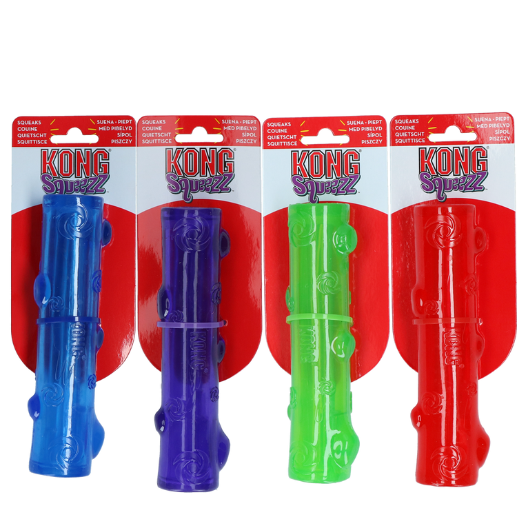 Foto van KONG Squeezz Stick Assorted Med EU