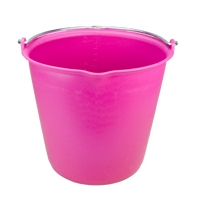 Emmer 15 l met schenktuit roze