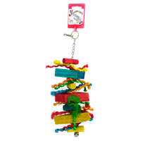 Birrdeeez Parakeet Toy Wood straight 26cm