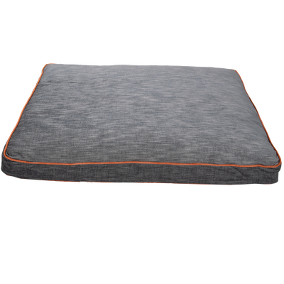 Foto van KONG Rectangle Beds Large. Grijs met oranje lijn