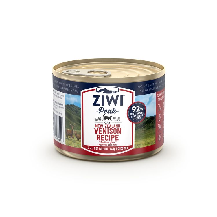 ZIWI Peak Cat Cans Venison 185 gr. Foto van ZIWI Peak Cat Cans Venison 185 gr.