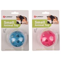Flamingo Knaagdierspeelgoed Diwa bal met bel