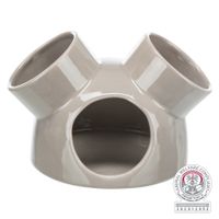 Trixie Keramiekhuis met 3 ingangen hamster - 3 stuks