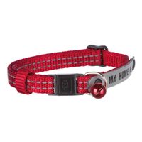Trixie Kattenhalsband reflecterend m. adresflap My Home - 4 stuks