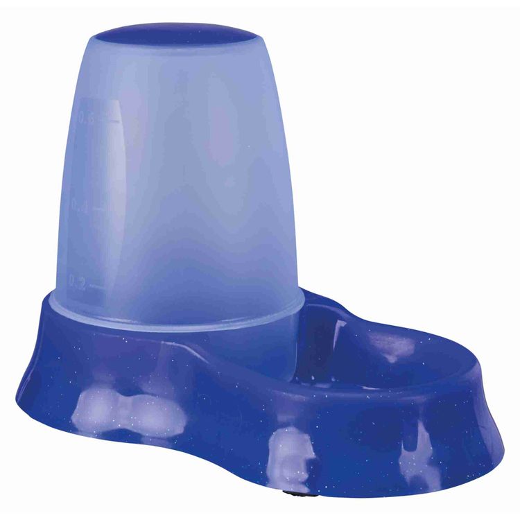 Trixie Voer- en waterdispenser kunststof - 2 stuks Foto van Trixie Voer- en waterdispenser kunststof - 2 stuks