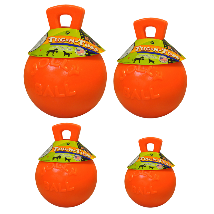 Foto van Jolly Tug-n-Toss 15 cm Oranje (Vanillegeur)