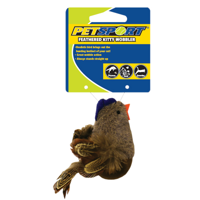Foto van Feathered Kitty Wobbler bruin