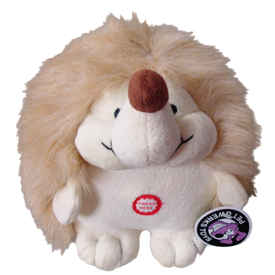 Foto van Pet Qwerks Plush Hedgehog Large 17.5 cm