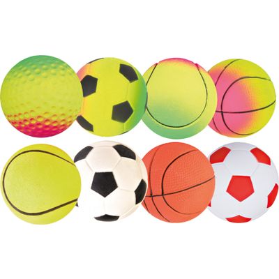 Foto van Trixie Neonbal schuimrubber - 54 stuks