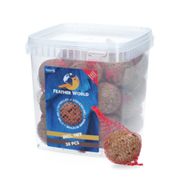 Feather World insecten mezenbol incl. net (rood)