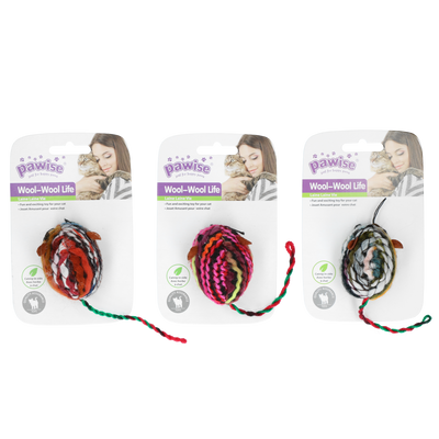 Foto van Pawise Meowmeow life - wool mouse