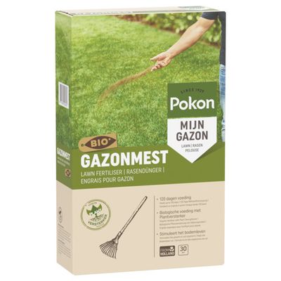 Pokon Bio Gazonmest Foto van Pokon Bio Gazonmest