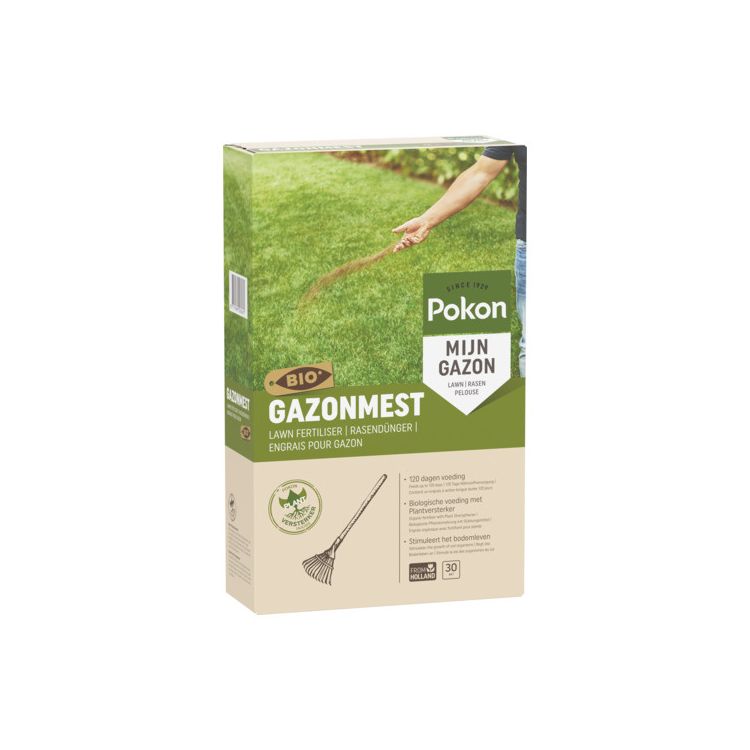 Pokon Bio Gazonmest Foto van Pokon Bio Gazonmest