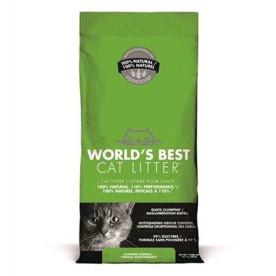WORLDS BEST CAT LITTER Original Green 12.7 kg. Foto van WORLDS BEST CAT LITTER Original Green 12.7 kg.