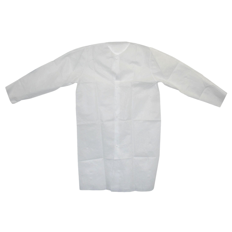 Foto van Wegwerp bezoekersjas wit non woven XL