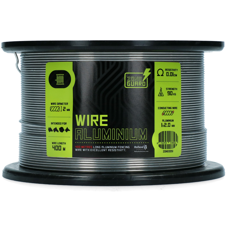 Foto van ZoneGuard Draad Basic aluminium 2 mm 400 m