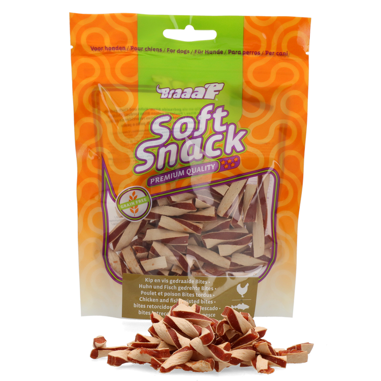 Foto van Braaaf Chicken and Fish twisted bites