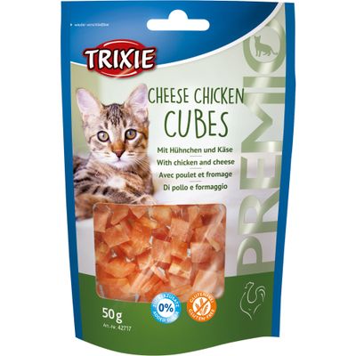 Foto van Trixie PREMIO Cheese Chicken Cubes - 6 stuks