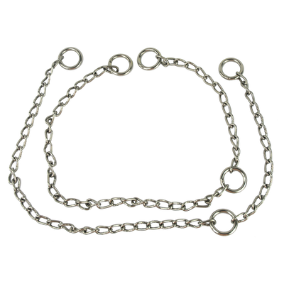 Foto van Veeverlosketting RVS 67cm + 3 ogen