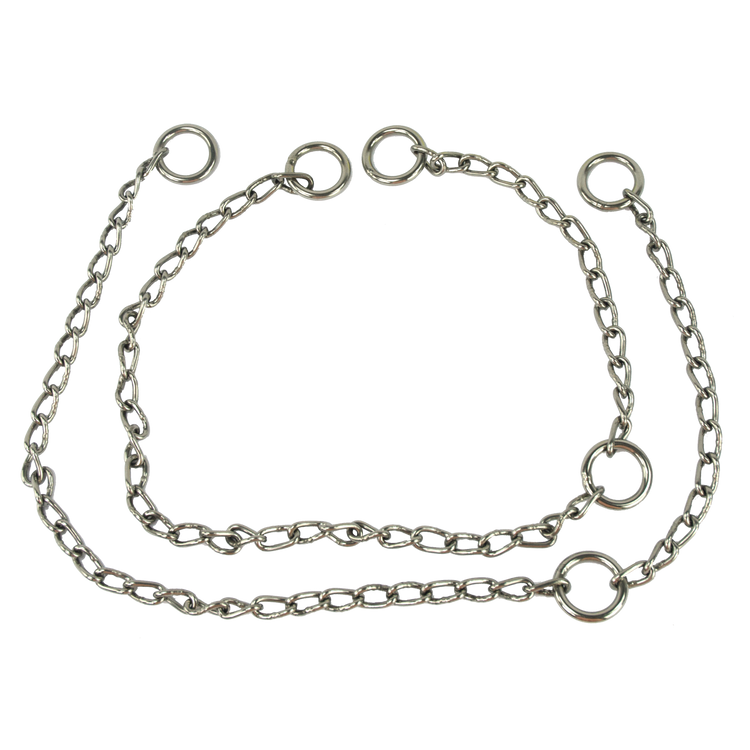 Foto van Veeverlosketting RVS 67cm + 3 ogen