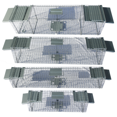 Foto van Doorloopval rat. marter. bunzing. kat en vos 122x29x32cm