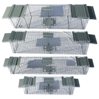 Doorloopval rat. marter. bunzing. kat en vos 122x29x32cm