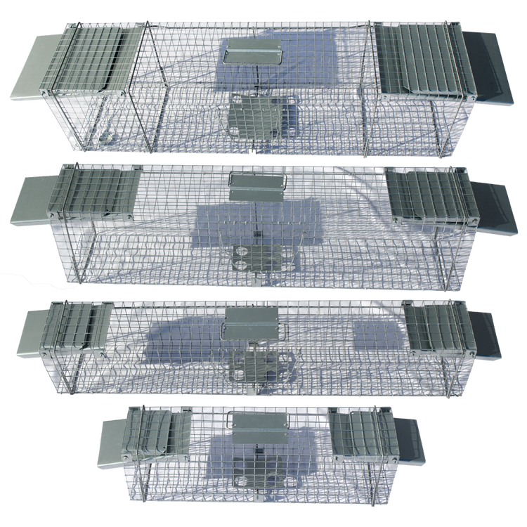 Foto van Doorloopval rat. marter. bunzing. kat en vos 122x29x32cm