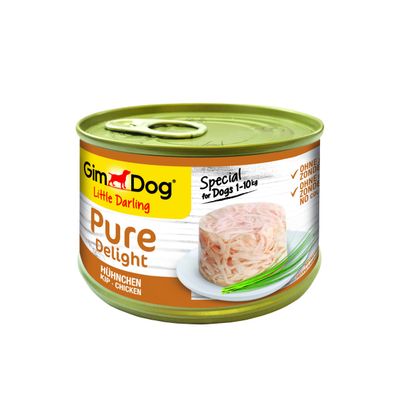 GimDog Little Darling Pure Delight kip 150 g Foto van GimDog Little Darling Pure Delight kip 150 g