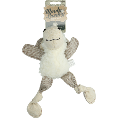 Foto van Wooly Luxury Flatfeet Schaap Wit