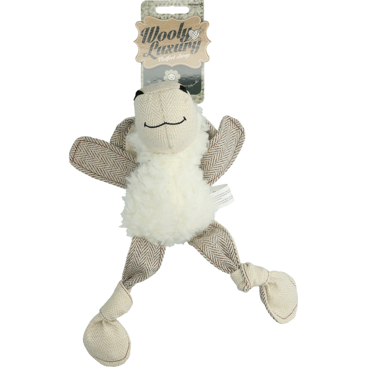 Foto van Wooly Luxury Flatfeet Schaap Wit