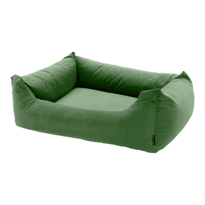 Foto van Madison Velours Dog Bed Groen L