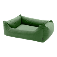 Madison Velours Dog Bed Groen L