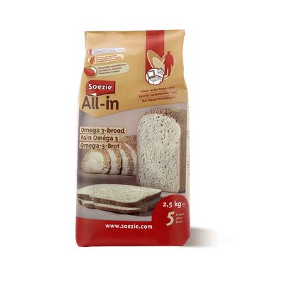 Soezie All-in omega 3 brood Foto van Soezie All-in omega 3 brood