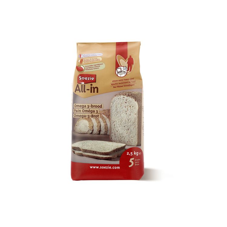 Soezie All-in omega 3 brood Foto van Soezie All-in omega 3 brood